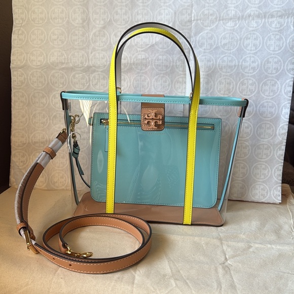 Tory Burch Handbags - NWT , tory burch blake clear small tote bag